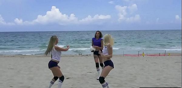  Bisex volleyball teens seduced and fucked their coach